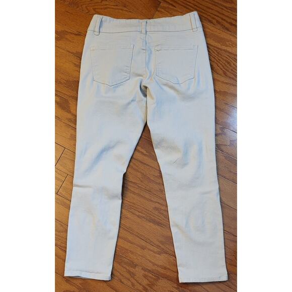 Refuge Size 8 Jeans Skinny Light Wash Off White Stretch Modern Current - Picture 2 of 13